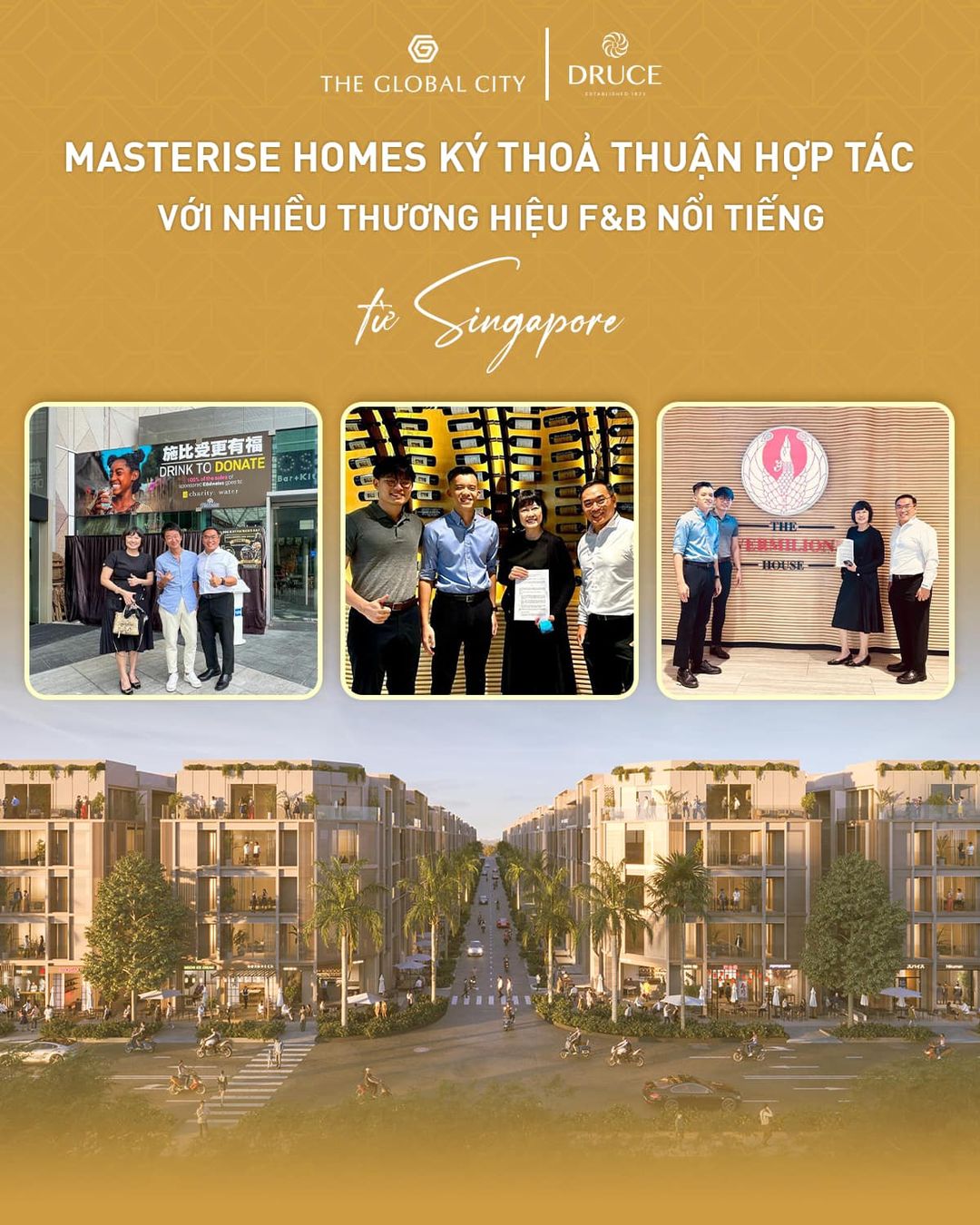 Masterise Homes mang thương hiệu Singapore đến The Global City