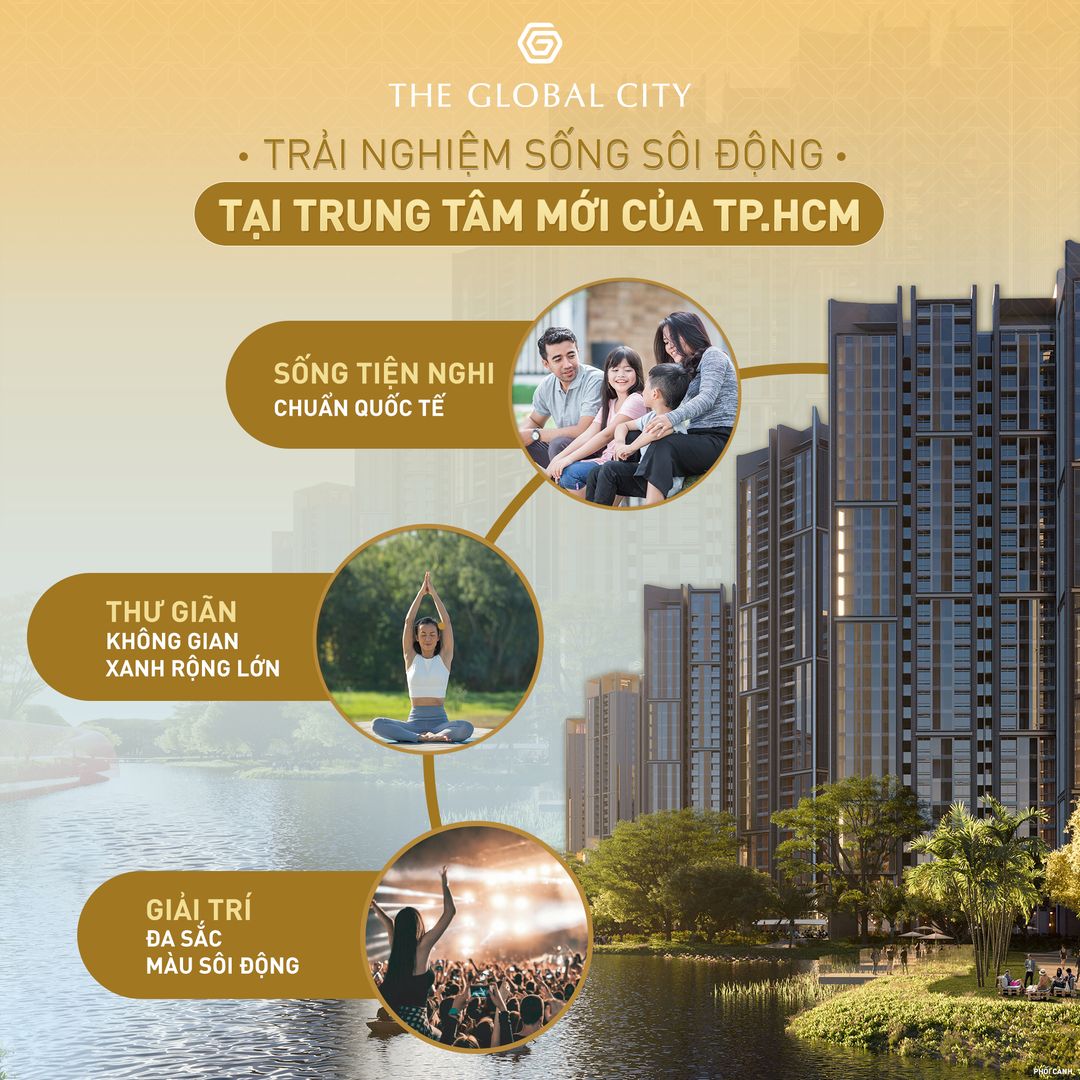 The Global City trải nghiệm trung tâm mới sối động phía đông Thành phố Hồ Chí Minh
