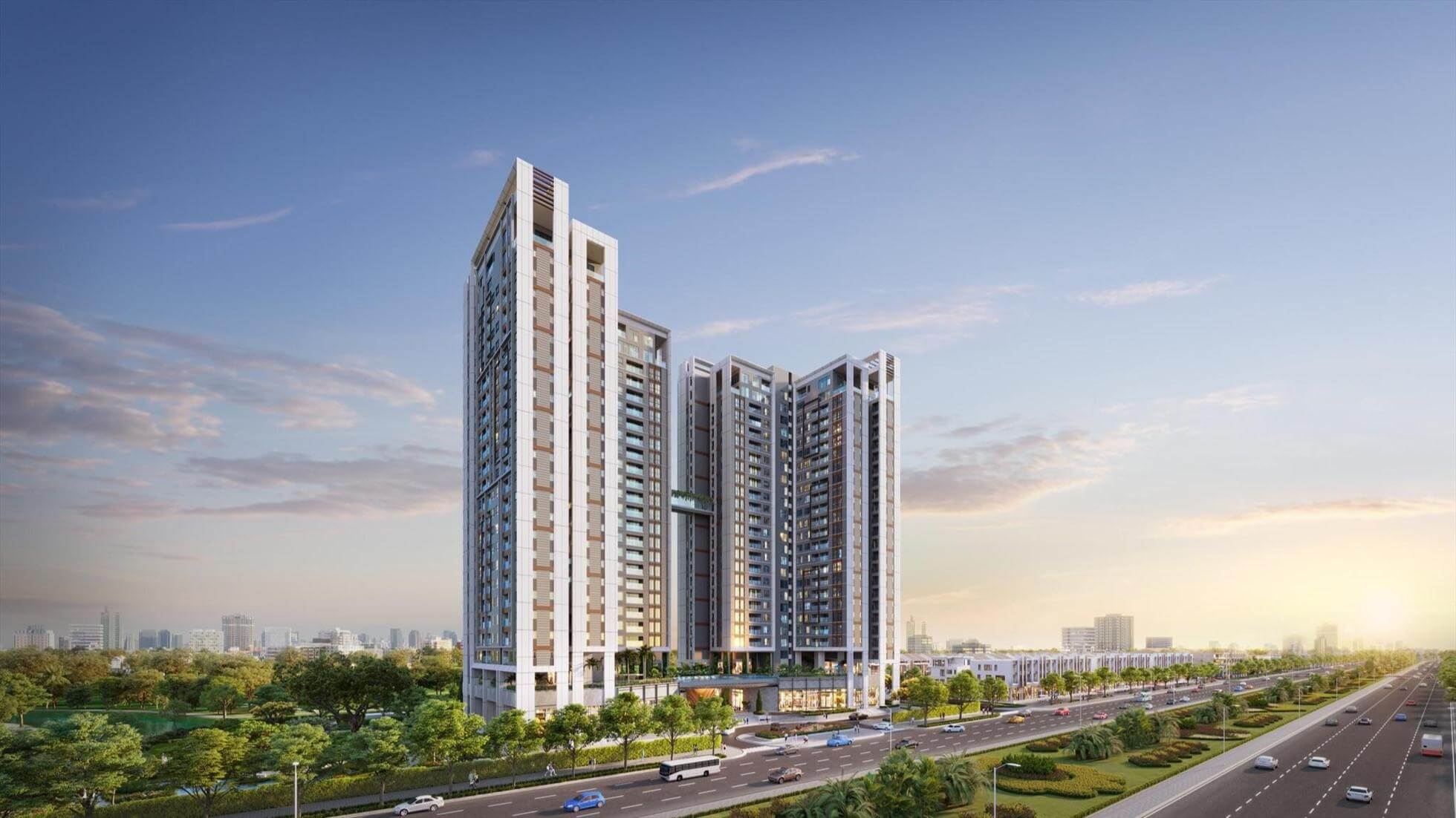 Essensia Sky tháp đôi căn hộ cao cấp bất động sản nam Sài Gòn