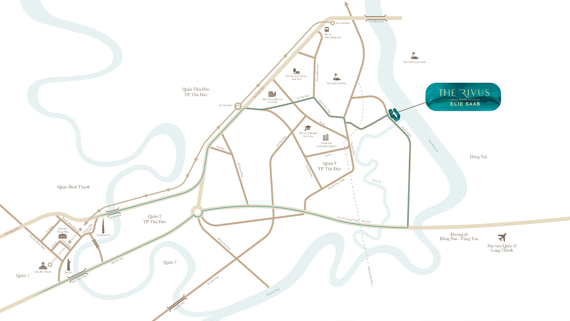 Map THE RIVUS - Đất xanh Đà Nẵng